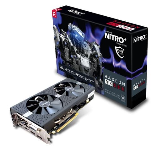 Sapphire RX 580 4GB GDDR5 NITRO+OC